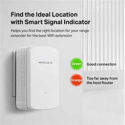 Mercusys ME10 300Mbps Vezeték nélküli Range Extender