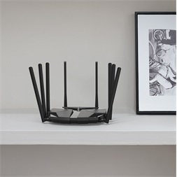 Mercusys MR90X AX6000 8-Stream Wi-Fi 6 802.11ax Dual-Band Vezeték nélküli Multi-Gigabit Router