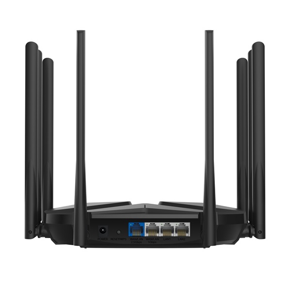 Mercusys MR90X AX6000 8-Stream Wi-Fi 6 802.11ax Dual-Band Vezeték nélküli Multi-Gigabit Router