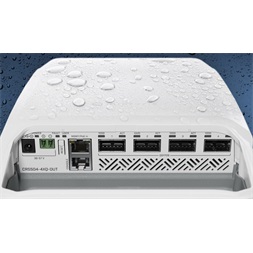 MikroTik CRS504-4XQ-IN L5 1xFE LAN, 4x 100G QSFP28 port kültéri Cloud Router Switch