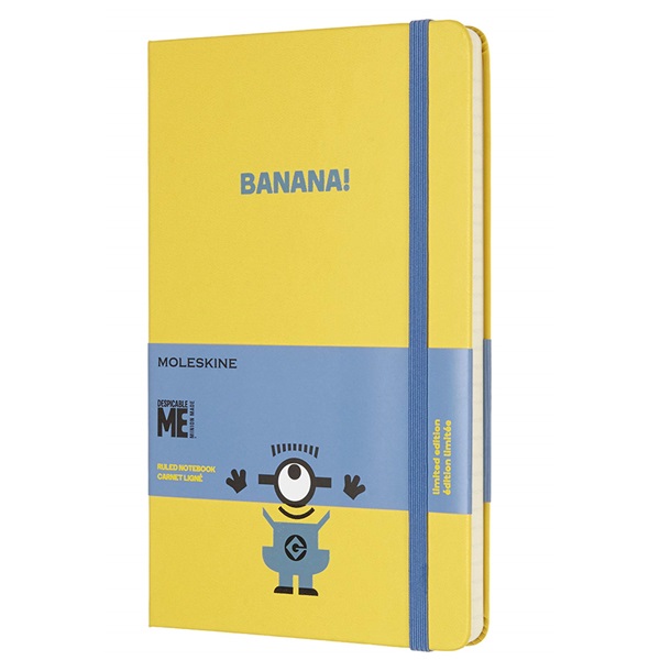 Moleskine Notesz Minions Lemi01Qp060M10 Kemény Nap Sárga "L" Vonalas