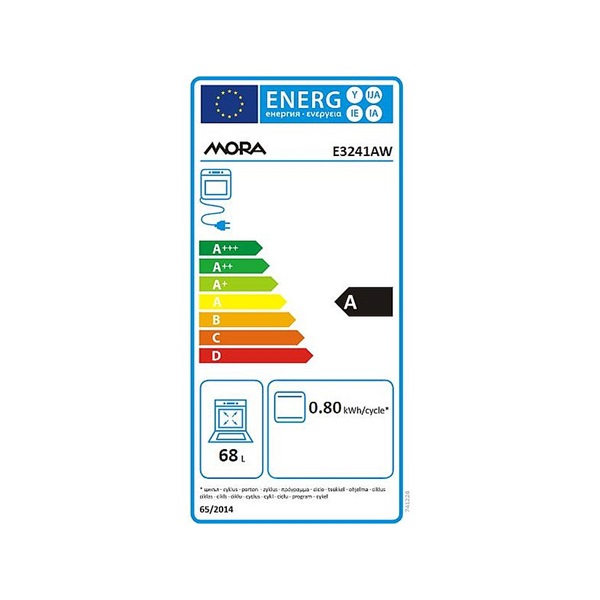 Mora E3241AW fehér elektromos tűzhely