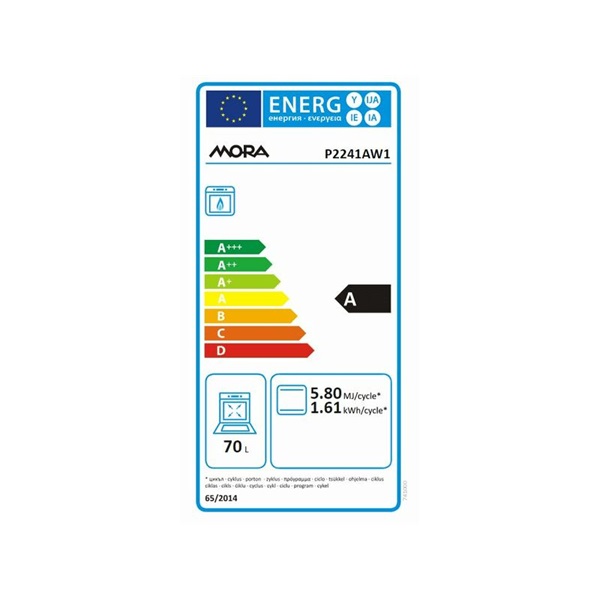 Mora P2241AW1 fehér gáztűzhely