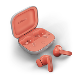 Motorola Moto Buds Bluetooth True Wireless Peach Pink rózsaszín fülhallgató