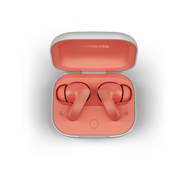 Motorola Moto Buds Bluetooth True Wireless Peach Pink rózsaszín fülhallgató