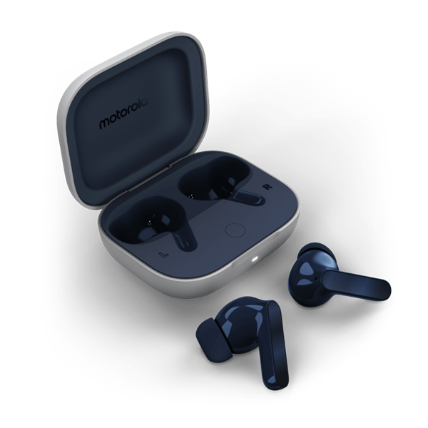 Motorola Moto Buds Bluetooth True Wireless Starlight Blue sötétkék fülhallgató