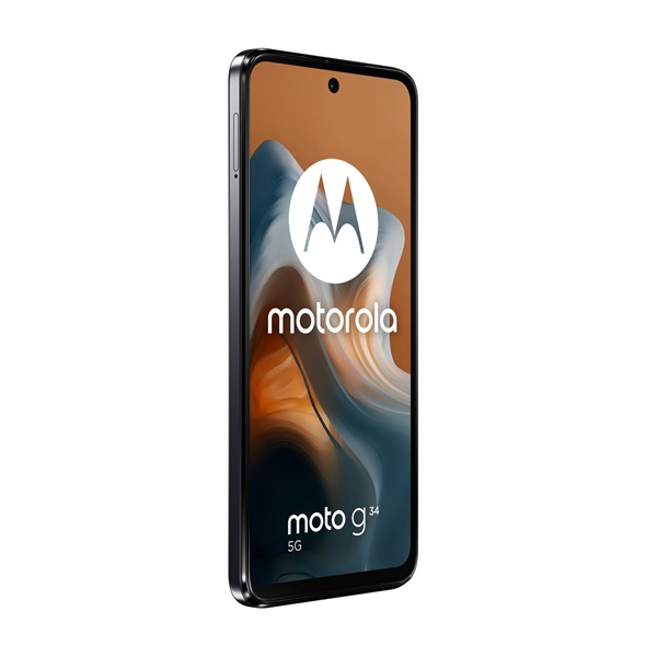 Motorola Moto G34 6,5" 5G 8/128GB DualSIM Charcoal Black okostelefon