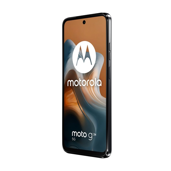 Motorola Moto G34 6,5" 5G 8/128GB DualSIM Charcoal Black okostelefon