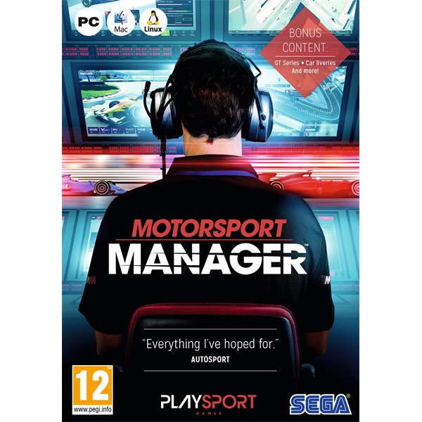 Motorsport Manager PC játékszoftver