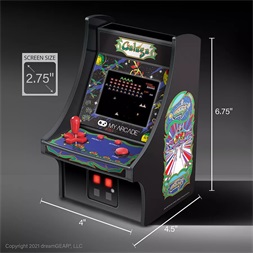 My Arcade DGUNL-3222 Galaga Micro Player Retro Arcade 6.75" hordozható játékkonzol