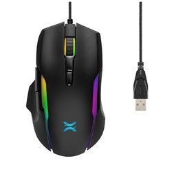 NOXO Deviator 6400dpi RGB gamer egér