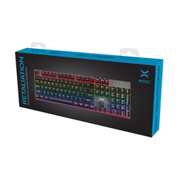 NOXO Retaliation (Brown switch) RGB mechanikus gamer billentyűzet