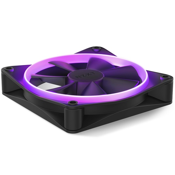 NZXT 120 mm Aer RGB 3 Single fekete hűtőventilátor