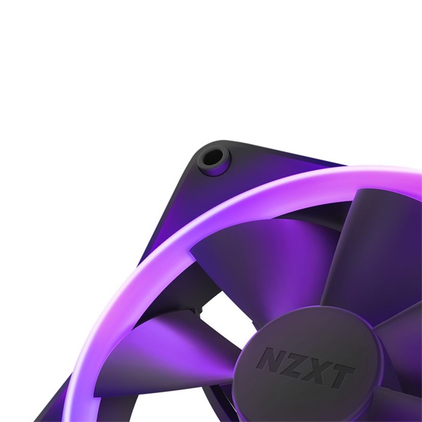 NZXT 120 mm Aer RGB 3 Triple fekete hűtőventilátor