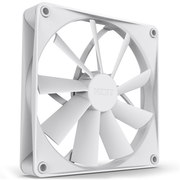 NZXT 140 mm Quiet Airflow fehér hűtőventilátor