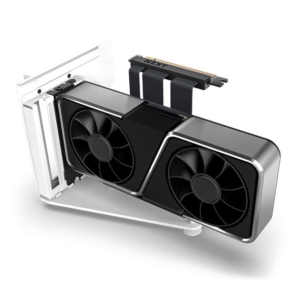 NZXT 175 mm Vertical GPU fehér beépítő konzol