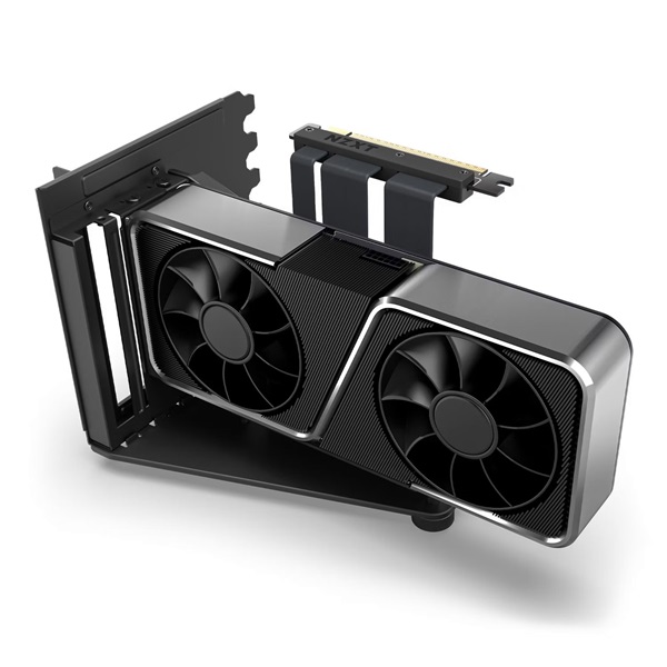 NZXT 175 mm Vertical GPU fekete beépítő konzol