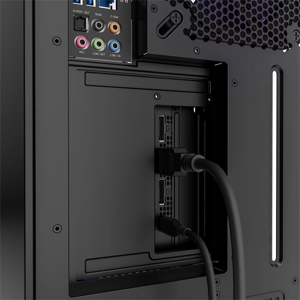 NZXT 175 mm Vertical GPU fekete beépítő konzol