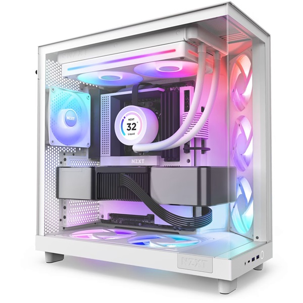 NZXT 280 mm F280 RGB Core fehér hűtőventilátor