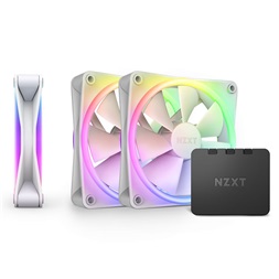 NZXT 3xF120 RGB DUO fehér ventilátor & RGB vezérlő