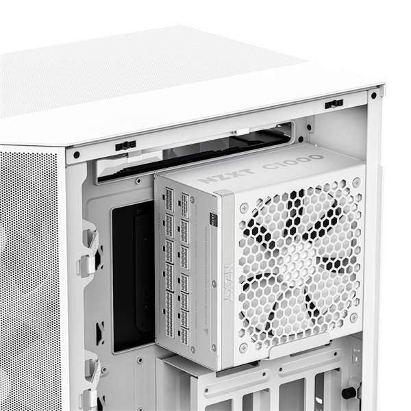 NZXT ATX 3.X 1000W 80+ Gold ventillátorral moduláris fehér tápegység