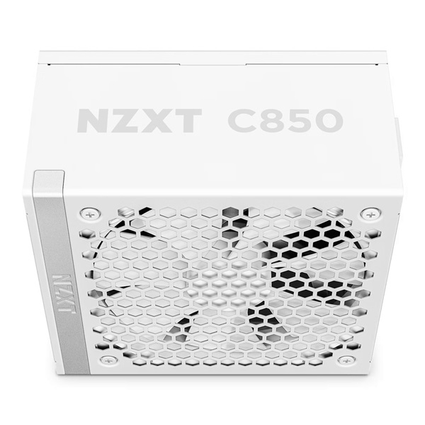 NZXT ATX 3.X 850W 80+ Gold ventillátorral moduláris fehér tápegység