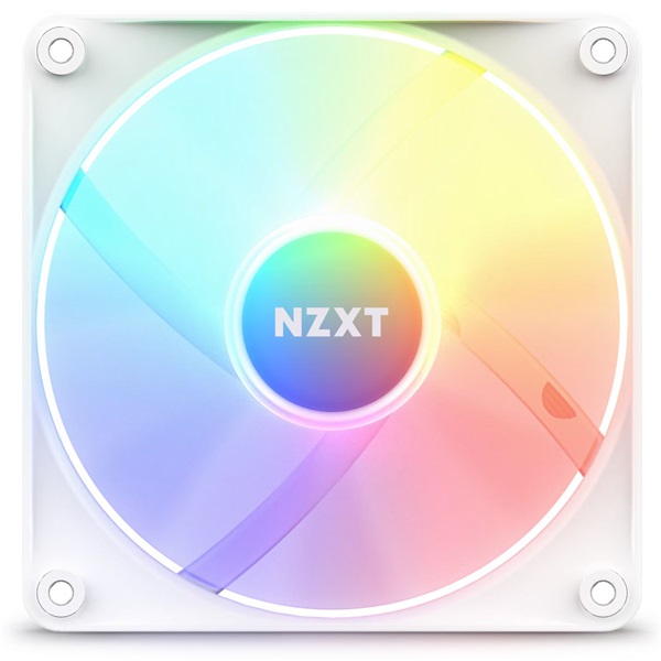 NZXT F120RGB Core 120mm Hub-mounted LED Single fehér hűtőventilátor