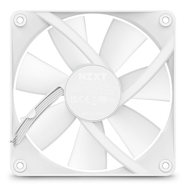 NZXT F120RGB Core 120mm Hub-mounted LED Single fehér hűtőventilátor