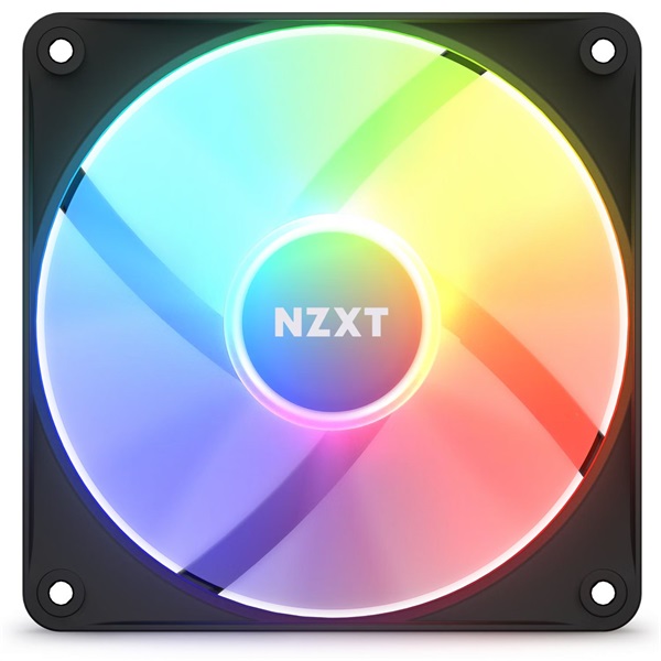 NZXT F120RGB Core 120mm Hub-mounted LED Single fekete hűtőventilátor