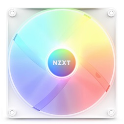 NZXT F140RGB Core 140mm Hub-mounted LED Single fehér hűtőventilátor