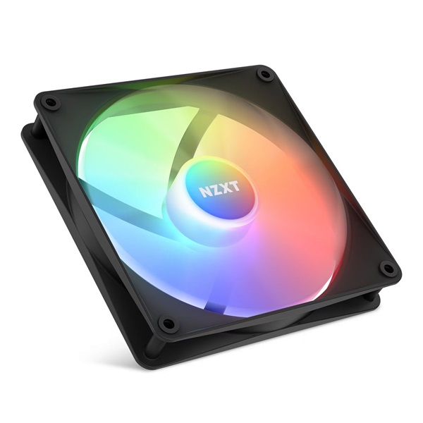 NZXT F140RGB Core 140mm Hub-mounted LED Single fekete hűtőventilátor