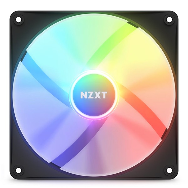 NZXT F140RGB Core 140mm Hub-mounted LED Single fekete hűtőventilátor