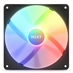 NZXT F140RGB Core 140mm Hub-mounted LED Single fekete hűtőventilátor