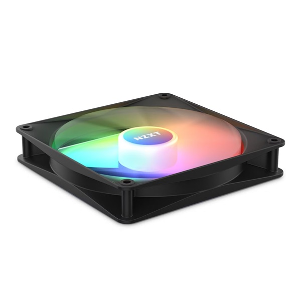 NZXT F140RGB Core 140mm Hub-mounted LED Single fekete hűtőventilátor