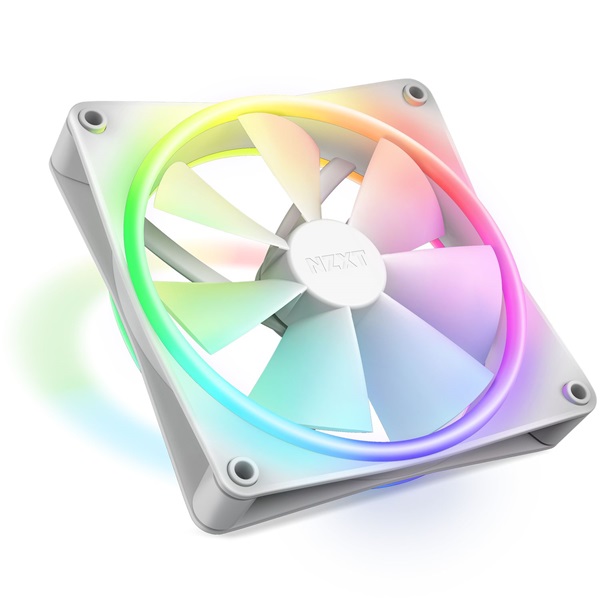 NZXT F140 RGB Duo (single pack) 14 cm 1800RPM fehér ház ventilátor