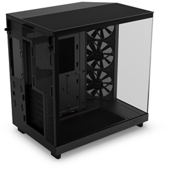 NZXT H6 Flow (2023) fekete (táp nélküli) ablakos ATX ház