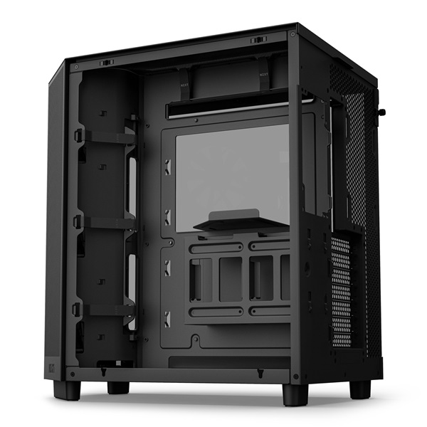 NZXT H6 Flow (2023) fekete (táp nélküli) ablakos ATX ház