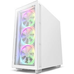 NZXT H7 Elite 2023 Fehér (Táp nélküli) ablakos ATX ház