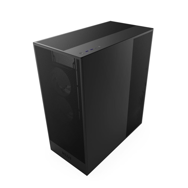 NZXT H7 Flow 2024 Fekete (Táp nélküli) ablakos ATX ház