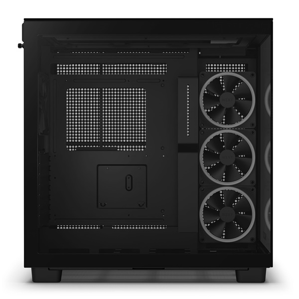 NZXT H9 Elite Fekete (Táp nélküli) ablakos ATX ház