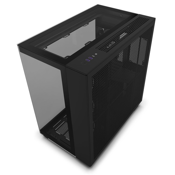 NZXT H9 Elite Fekete (Táp nélküli) ablakos ATX ház