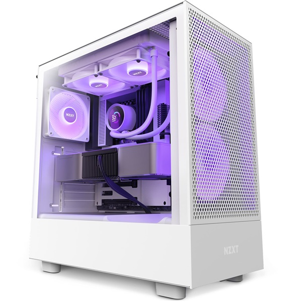 NZXT Kraken 240 240mm  2x120mm AIO RGB LCD fehér vízhűtéses processzor hűtő