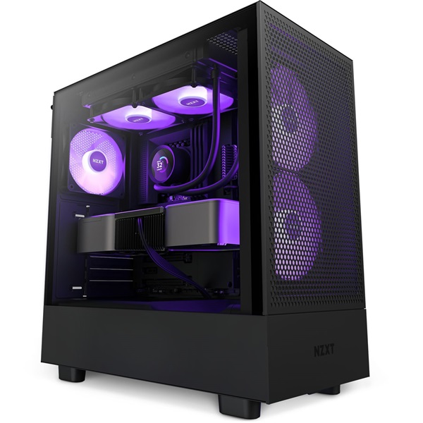 NZXT Kraken 240 240mm 2x120mm AIO RGB LCD fekete vízhűtéses processzor hűtő