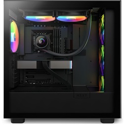 NZXT Kraken 280 280mm 2x140mm AIO fekete vízhűtéses processzor hűtő