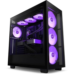 NZXT Kraken 360mm  AIO RGB LCD Liquid Cooler fekete hűtő