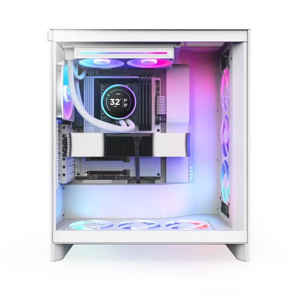 NZXT Kraken Elite 240 RGB V2 240mm fehér vízhűtéses processzor hűtő