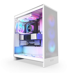 NZXT Kraken Elite 240 RGB V2 240mm fehér vízhűtéses processzor hűtő