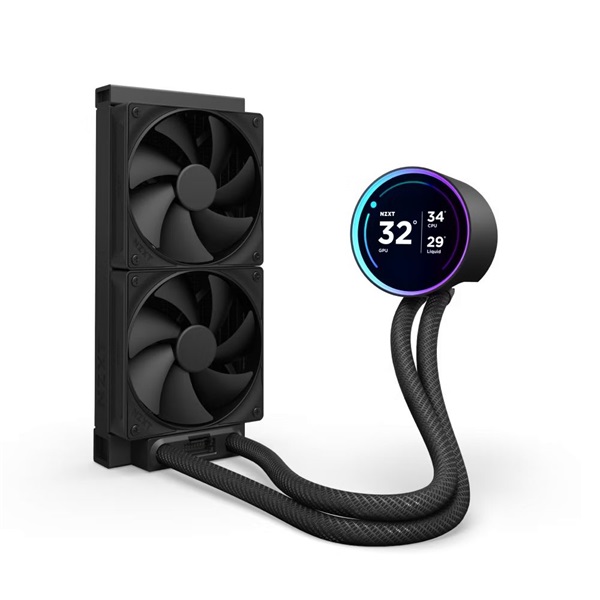 NZXT Kraken Elite 240 V2 240mm fekete vízhűtéses processzor hűtő