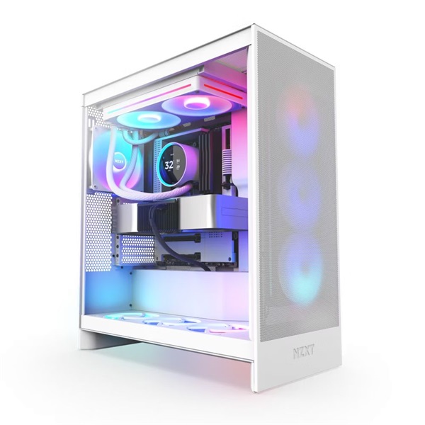 NZXT Kraken Elite 280 RGB V2 280mm fehér vízhűtéses processzor hűtő