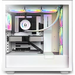 NZXT Kraken Elite 360 RGB 360mm fehér vízhűtéses processzor hűtő